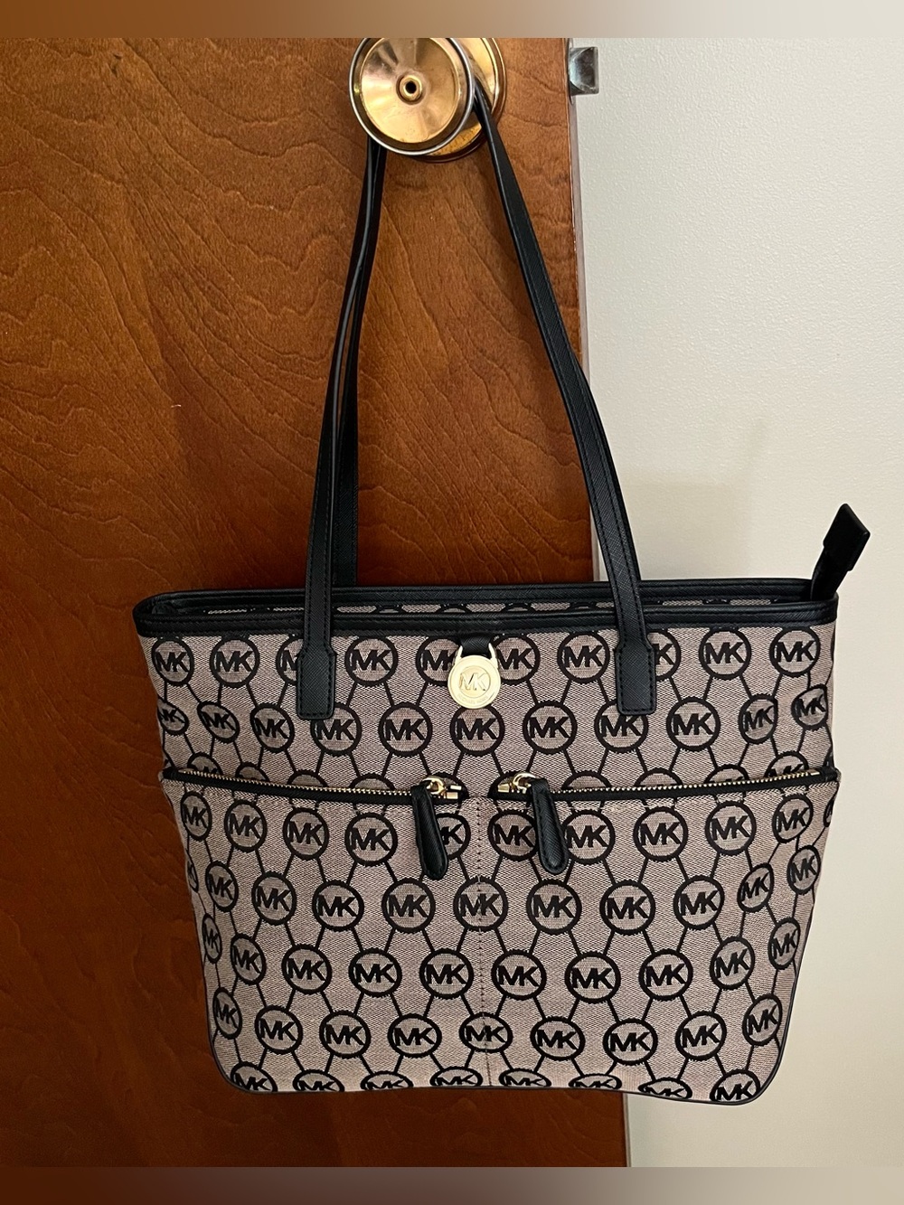 MICHAEL KORS AUTHENTIC KEMPTON SIGNATURE LOGO TOTE BAG #IM-1506 “LIKE NEW”